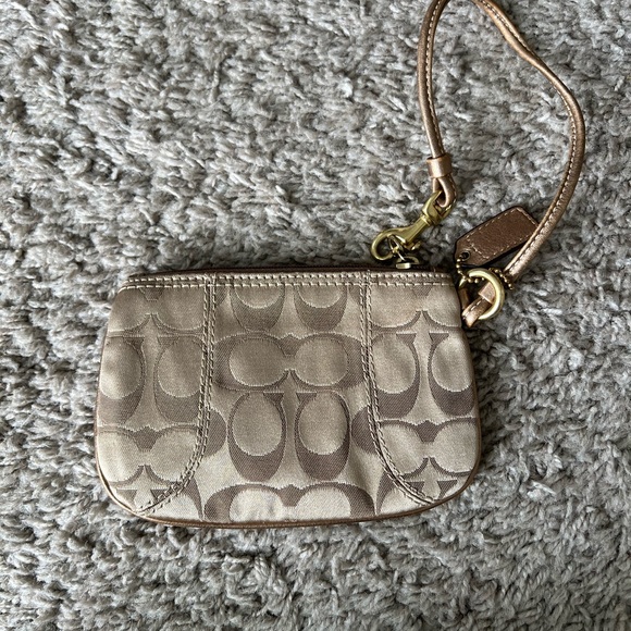 Gold Coach Wristlet - Picture 3 of 4